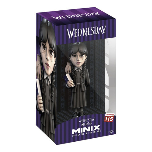 Minix Figura Merlina Con Dedos 12 Cm Int 11797 Wednesday