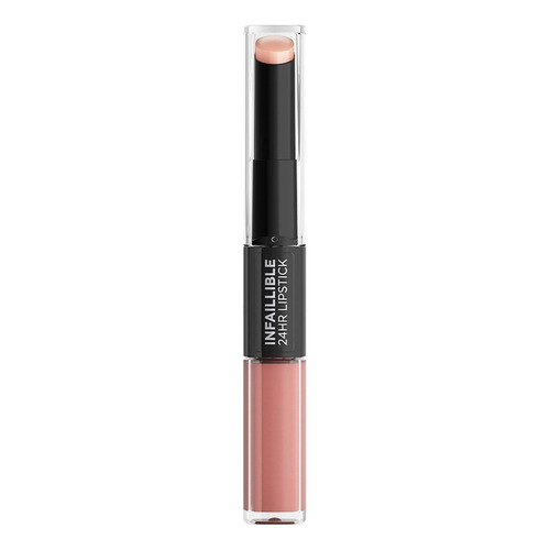 L'oréal Paris Lipstick Infallible 24hr X3 Dos Pasos 803 Eternally Exposed Brillo
