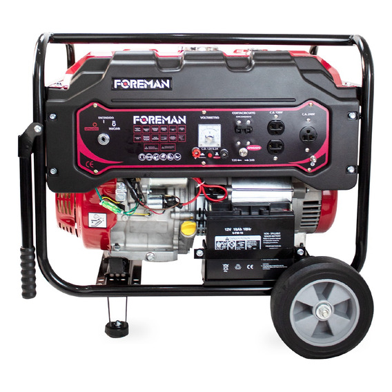 Generador Portátil A Gasolina Foreman 5kw Trifásico 120/240v