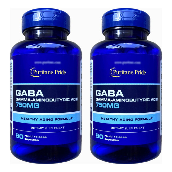 Gaba 750 Mg Gamma Amino 180caps - Unidad a $556