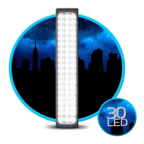 Luz De Emergencia Led 30 Luces Recargable 1 Año Gtia Mfull