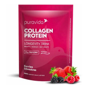 Collagen Protein Pura Vida 450g Colágeno-berries Silvestres