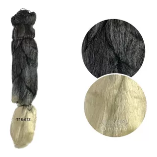 Cabelo Sintético Jumbo 399 Gr Para Tranças Ser Mulher Fibras Cor Jumbo - T1b/613