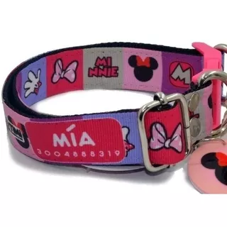 Collar Personalizado Mascotas Perro Raza Peq Gato Talla L