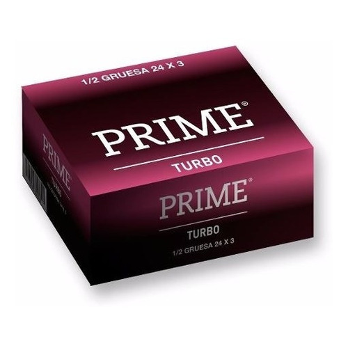 Preservativos Prime Turbo 24x3 72 unidades