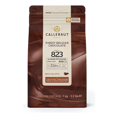 Callebaut chocolate leche 33% 1 Kg