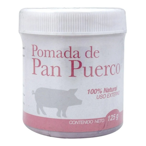 Pomada De Pan Puerco 100% Natural 125 G