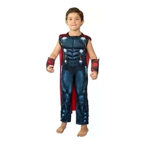 Disfraz Thor Con Musculos New Toys Original Educando