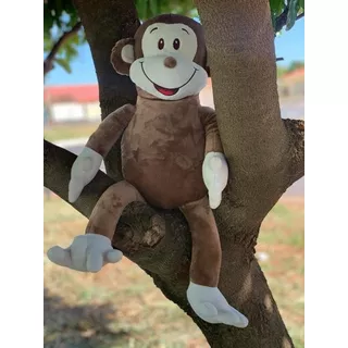 Macaco Safari De Pelúcia 52cm 