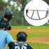 Baseball Face Guard Ice Hockey Face Mask 22.5x8.5cm Black