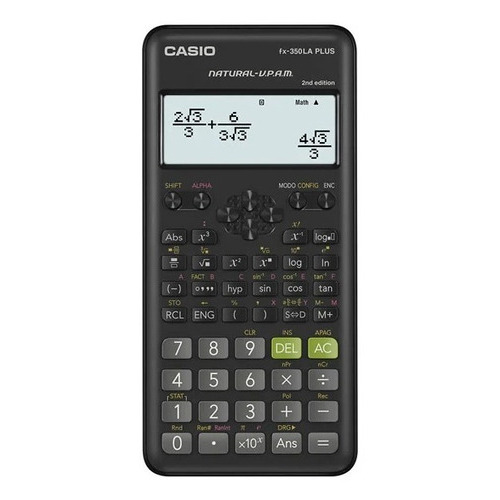 Calculadora Cientifica Casio Fx-350la Plus Fx-82la Nuevas Color Negro