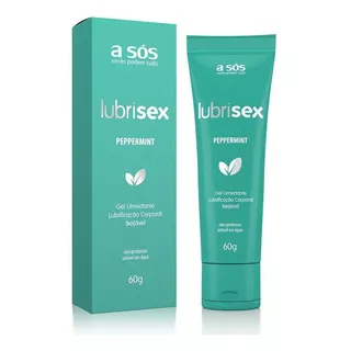 Lubrificante Beijável Lubrisex Peppermint 60g Asós