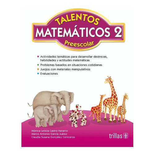 Talentos Matemáticos Preescolar 2 Editorial Trillas