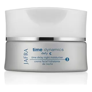 Crema Facial Hidratante De Noche Jafra Time Dynamics Para Piel Grasa De 50ml 30+ Años