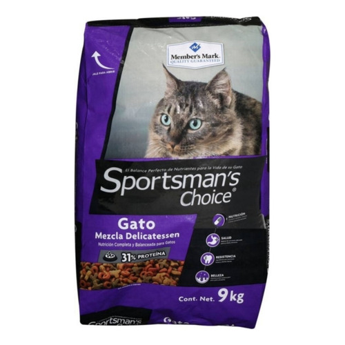 Alimento Para Gato Sportsman's Choice Delicatessen 9kgs