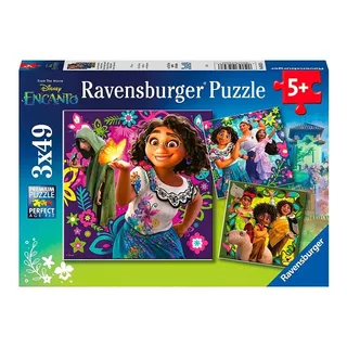 3 Rompecabezas Ravensburger Disney Encanto La Magia Te Espera 49 Piezas C/u 5+