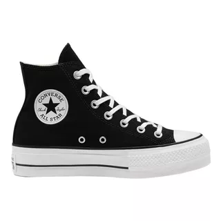 Tenis Converse De Plataforma Para Mujer Chuck Taylor Negros