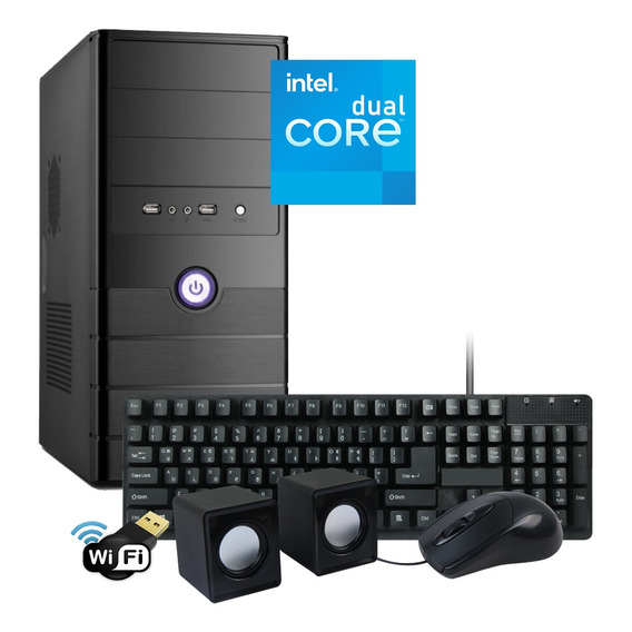 Torre Pc Computadora Nueva Dual Core 8gb Ram 500gb Wifi Dvd