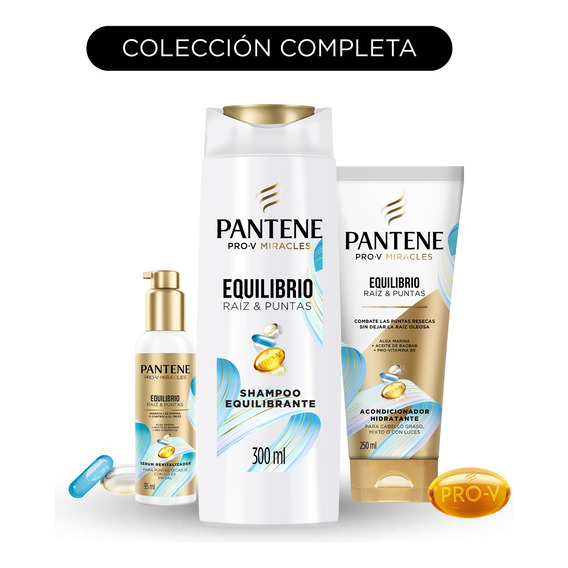 Tratamiento Completo Pantene Pro-v Miracles Equilibrio