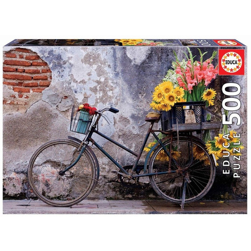 Puzzle Rompecabeza 500 Pzs Bicicleta Con Flores Educa 17988