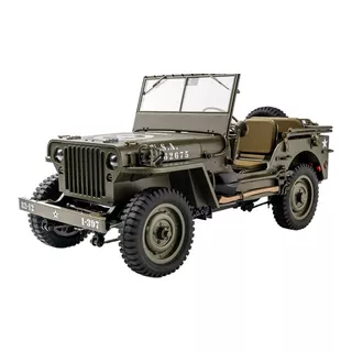 Miniatura Jeep Willys Mb 1941 Controle Remoto 2ª Guerra 1/12