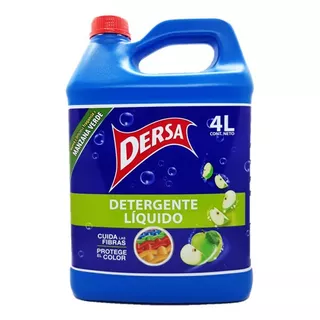 Detergente Liquido Dersa 4000 Ml Manzana