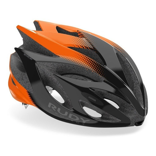 Casco De Bicicleta Rudy Project Rush - Solo Bici Color Naranja y Negro Talle S