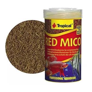 Alimento Peces Larvas De Mosquito Tropical Red Mico 100 Ml