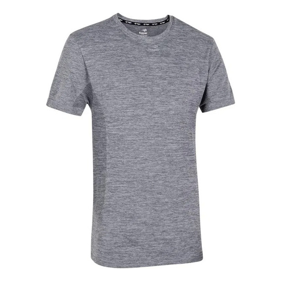 Remera Topper Hombre Seamless Gris Melange Med