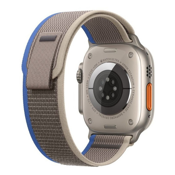 Correa Trail Para Apple Watch 42 / 44 / 45 & Ultra - Color Gris / Azul