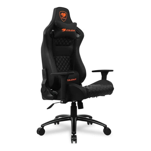 Silla Gamer Cougar Armor Explore S Black Color Negro Material del tapizado Cuero sintético