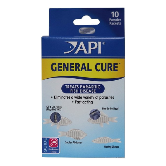 Api General Cure 10pz - Remedio Para Enfermedades En Peces