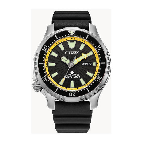 Reloj Citizen Promaster Buceo Automático Ny0130-08e Hombre Color de la correa Negro Color del bisel Negro Color del fondo Negro