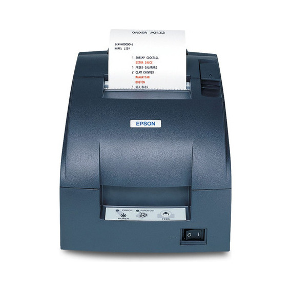 Impresora Epson Tm-u220a, Matriz De 9 Pines, Velocidad Impr Color Gris