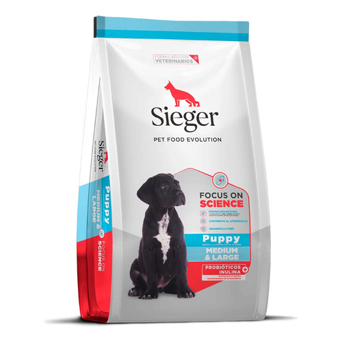 Alimento para perro Sieger Cachorro Mediano Y Grande X 1kg