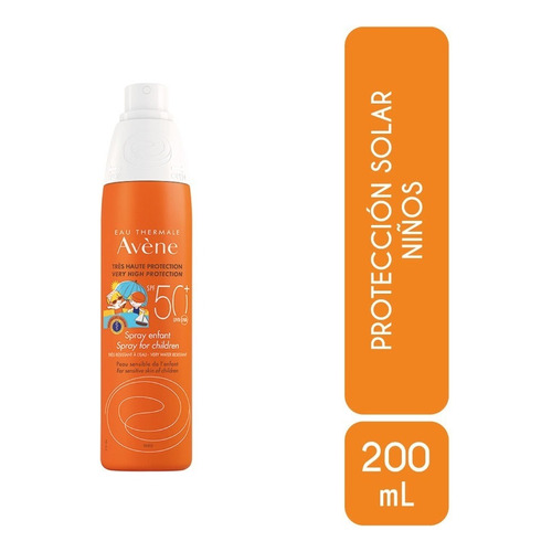 Avene Protector Solar Para Niños Fps 50+ 200ml Piel Sensible