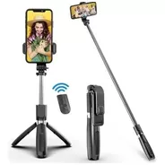 Bastão Selfie Celular Controle Via Bluetooth Tripé