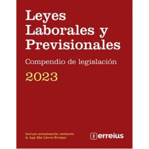 Leyes Laborales Y Previsionales - Compendio De Legislación, De Sin . Editorial Errepar, Tapa Blanda En Español, 2023