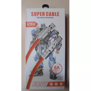 Super Cable Carga Rapida Tipo-c De 120w-6a 1m Articulable
