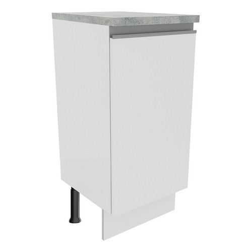 Mostrador Madesa Glamy 35 Cm 1 Puerta Blanco