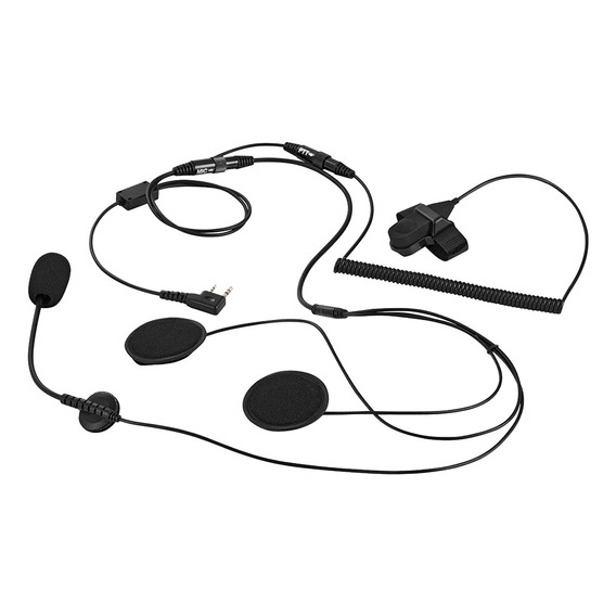 Auriculares Casco Para Handy Baofeng Manos Libres Ptt Gadnic