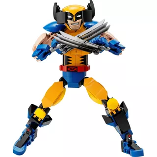 Lego Marvel Figura Do Wolverine 327 Peças 76257
