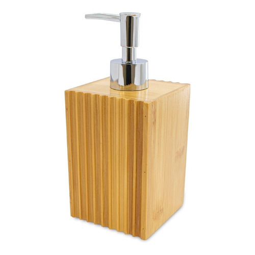 Dispenser De Jabon Liquido Oklahoma Bamboo Wood Color Madera