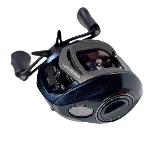 Reel rotativo Marine Sports Ventura VT5 derecho color azul