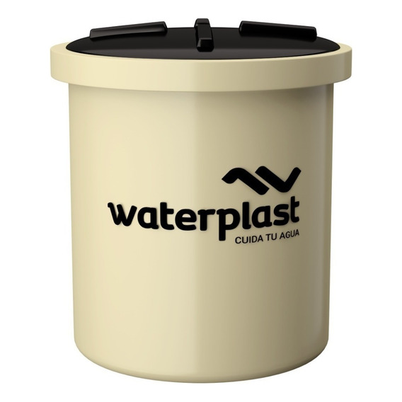 Tanque De Agua Waterplast Tricapa Color Crema 100 Litros Color Beige