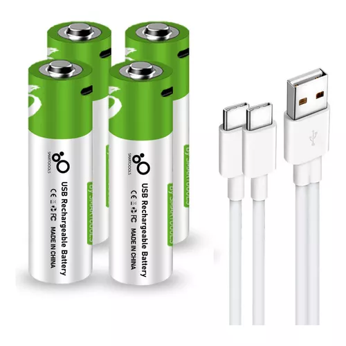 Mitzu® Pila recargable tipo C 2,500 mAh 1.2V NI-MH incluye 2 pilas