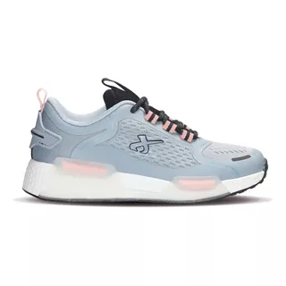 Zapatillas Jaguar 9213 Color Gris/rosa - Niños 33 Ar