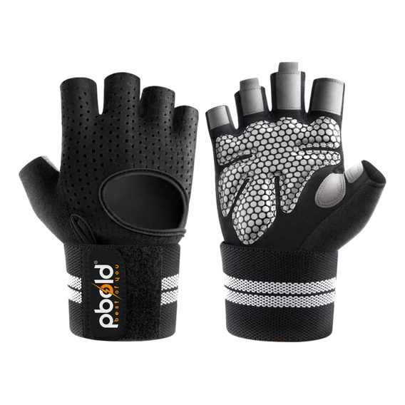 Guantes Gym Crossfit Pesas Gimnasio Con Muñequeras Pbold