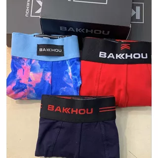 Promo Pack X 3 Boxer Bakhou Algodon Y Lycra Talle M Oferta Dia Del Padre Venta Por Mayor Al Publico Lenceria En Once 