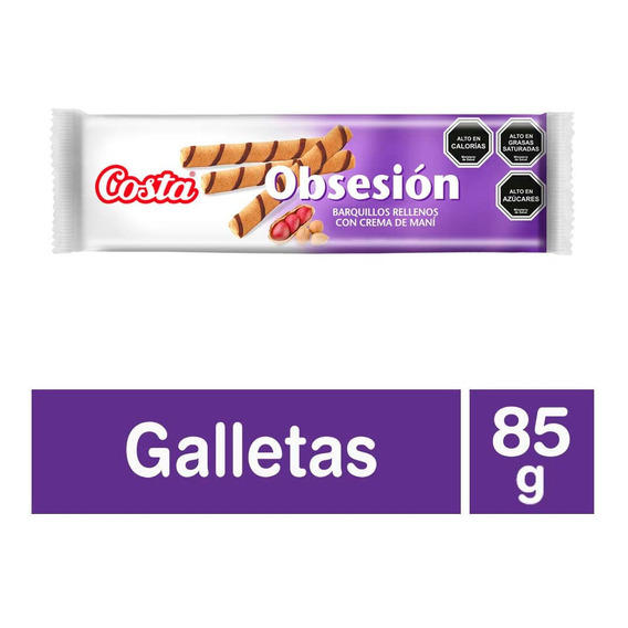 Galletas Costa Obsesión Maní 85 G